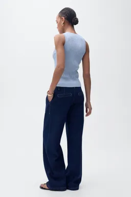 Top punto canalé simple de Mango en Tops para argentina