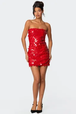 Mini vestido lentejuelas samba de Edikted en Vestidos para argentina