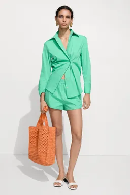 Shorts algodón cintura elástica de Mango en Shorts para argentina