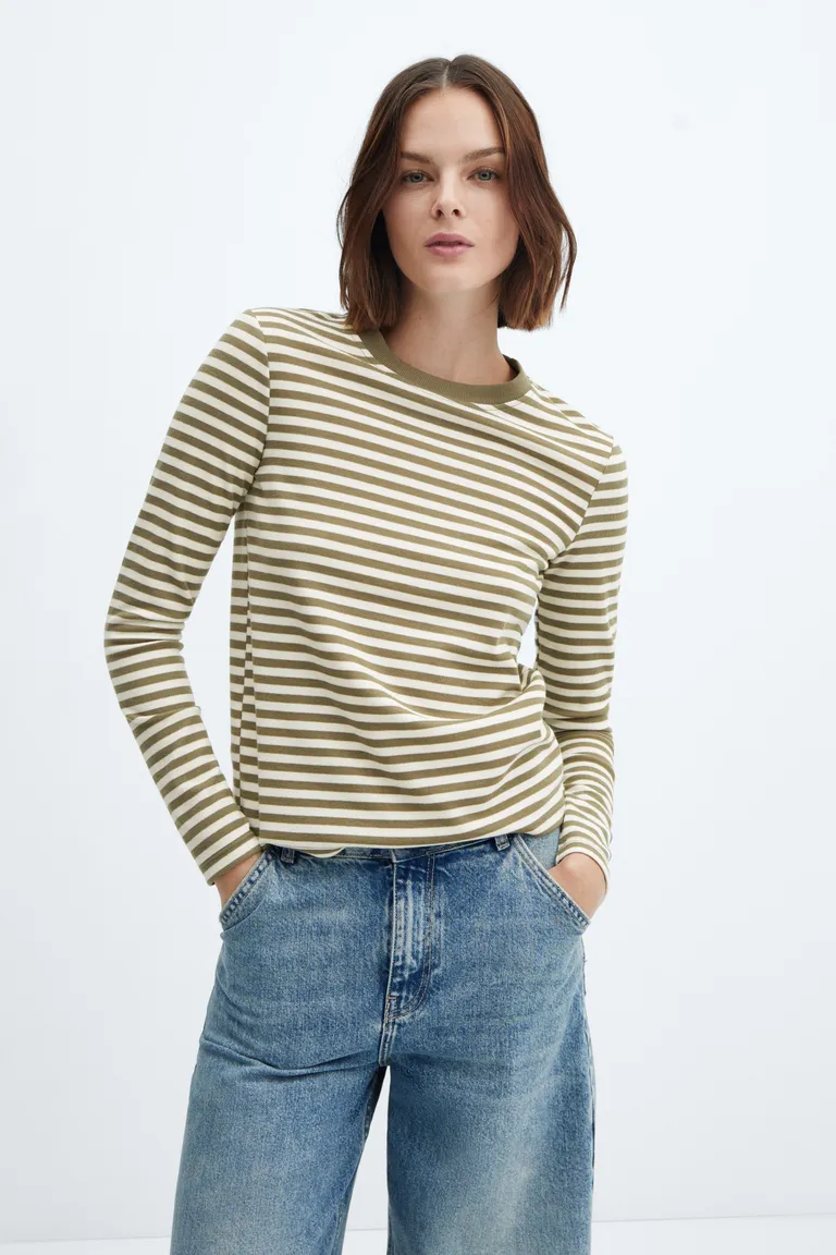 Remera manga larga rayas de Mango en Buzos y Sweaters para argentina