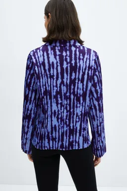 Camisa fruncida estampada de Mango en Camisas para argentina