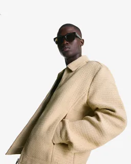 Cazadora rústica boxy de Bershka en Abrigos y Camperas para argentina