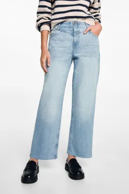 Jeans culotte con costura de Mango Teen en Pantalones para argentina