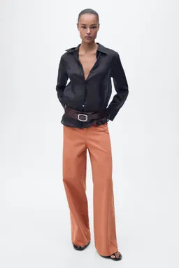 Jeans wideleg tiro alto de Mango en Pantalones para argentina