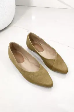 Flats lindsey cuero zfe de Volga Shoes en Ballerinas para argentina