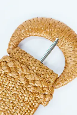 Cinto Rafia Hebilla de Exotica Accesorios en Cinturones para argentina