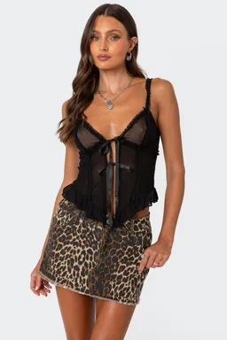 Top malla lazos cinta de Edikted en Tops para argentina