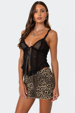 Top malla lazos cinta de Edikted en Tops para argentina