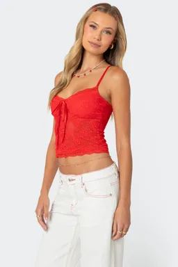 Top cami encaje transparente de Edikted en Tops para argentina