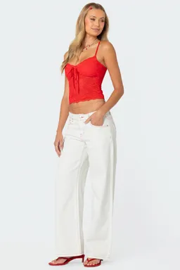 Top cami encaje transparente de Edikted en Tops para argentina