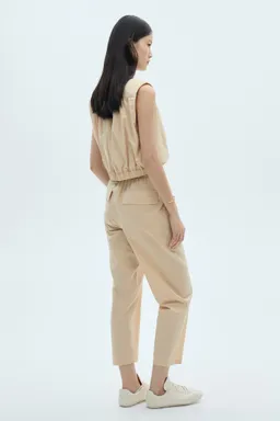 Pantalón crop algodón de Mango en Pantalones para argentina
