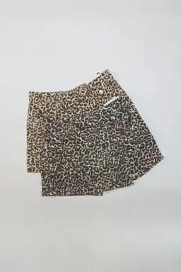 Pollera Corta Animal de Kremia en Shorts para argentina