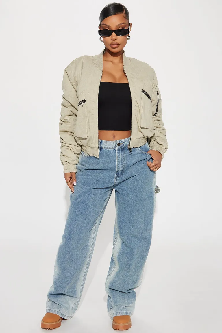 Campera bomber lavada edgy de Fashion Nova en Chaquetas para argentina
