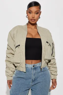 Campera bomber lavada edgy de Fashion Nova en Chaquetas para argentina