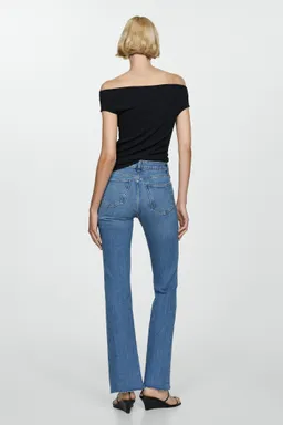 Jeans flare tiro medio de Mango en Pantalones para argentina