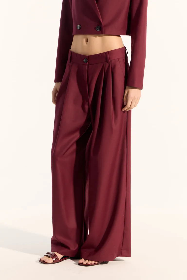 Pantalón sastre de corte amplio con bolsillos, para una silueta elegante y versátil de Portsaid en Pantalones para argentina