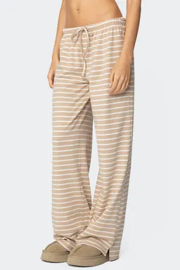 Pantalón rayado con abertura jona de Edikted en Pantalones para argentina