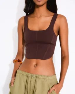 Top breteles corsé de Bershka en Tops para argentina