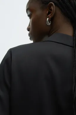 Camisa satinada manga corta de Mango en Camisas para argentina