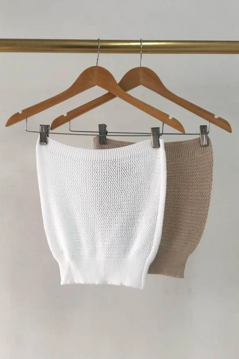 Crop top strapless de Hesed en Tops para argentina