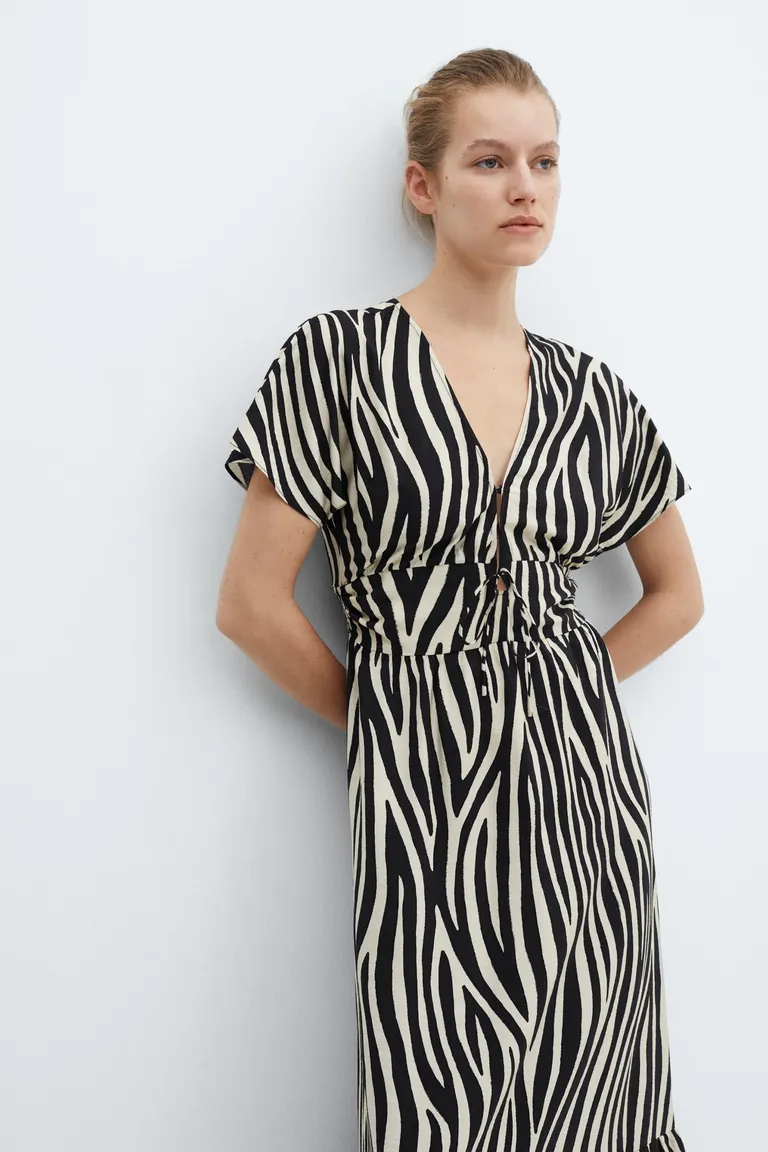 Vestido estampado abertura de Mango en Vestidos para argentina