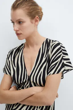 Vestido estampado abertura de Mango en Vestidos para argentina