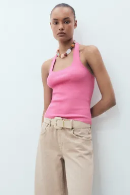 Top halter punto de Mango en Tops para argentina