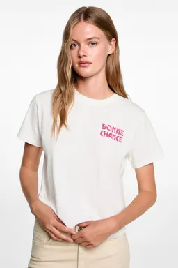 Remera estampada algodón de Mango Teen en Remeras para argentina