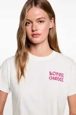 Remera estampada algodón de Mango Teen en Remeras para argentina