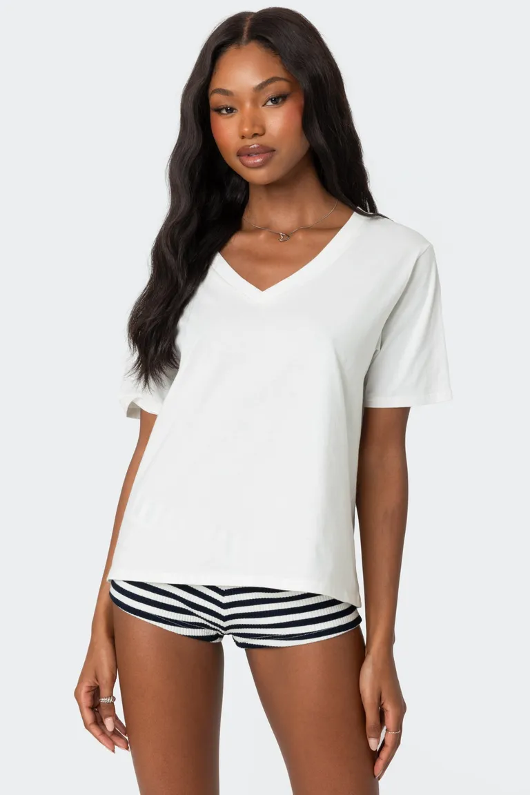 Remera suelta cuello de Edikted en Remeras para argentina