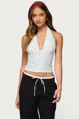 Top halter lunares blaire de Edikted en Tops para argentina