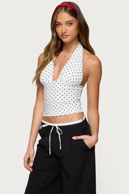 Top halter lunares blaire de Edikted en Tops para argentina