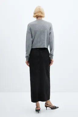 Falda denim con abertura de Mango en Faldas para argentina