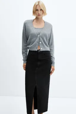 Falda denim con abertura de Mango en Faldas para argentina