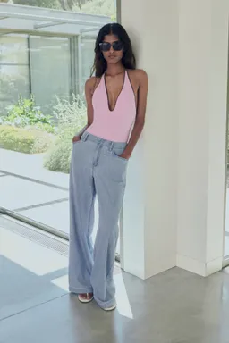 Jeans wide leg de Mango en Pantalones para argentina