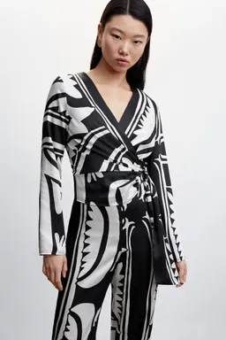 Mono estampado con hebilla de Mango en Monos para argentina