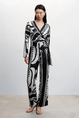 Mono estampado con hebilla de Mango en Monos para argentina