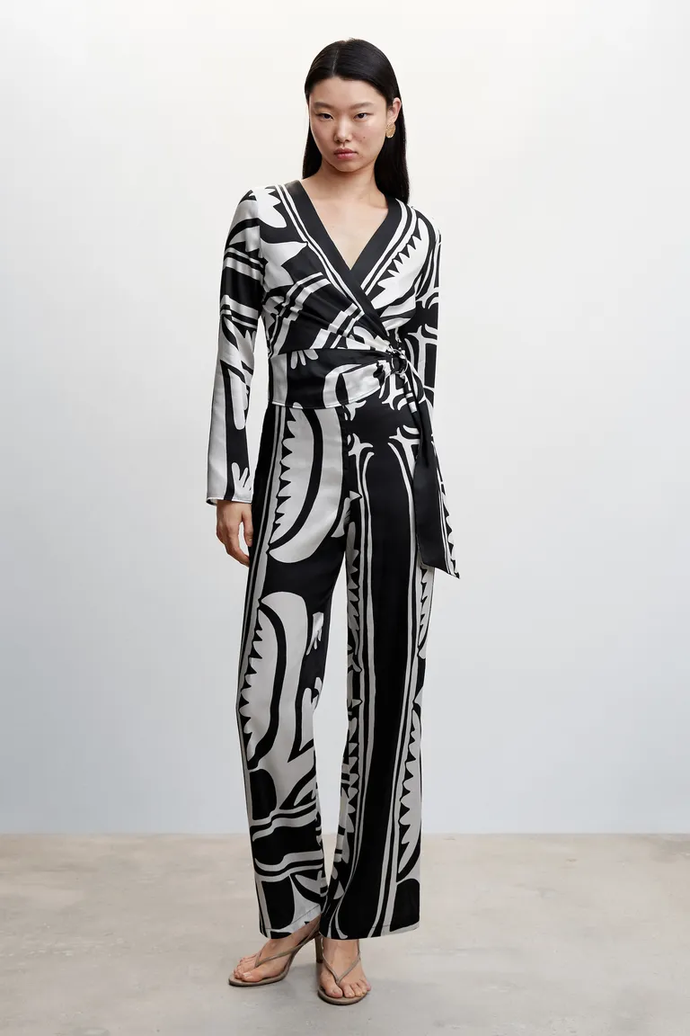 Mono estampado con hebilla de Mango en Monos para argentina