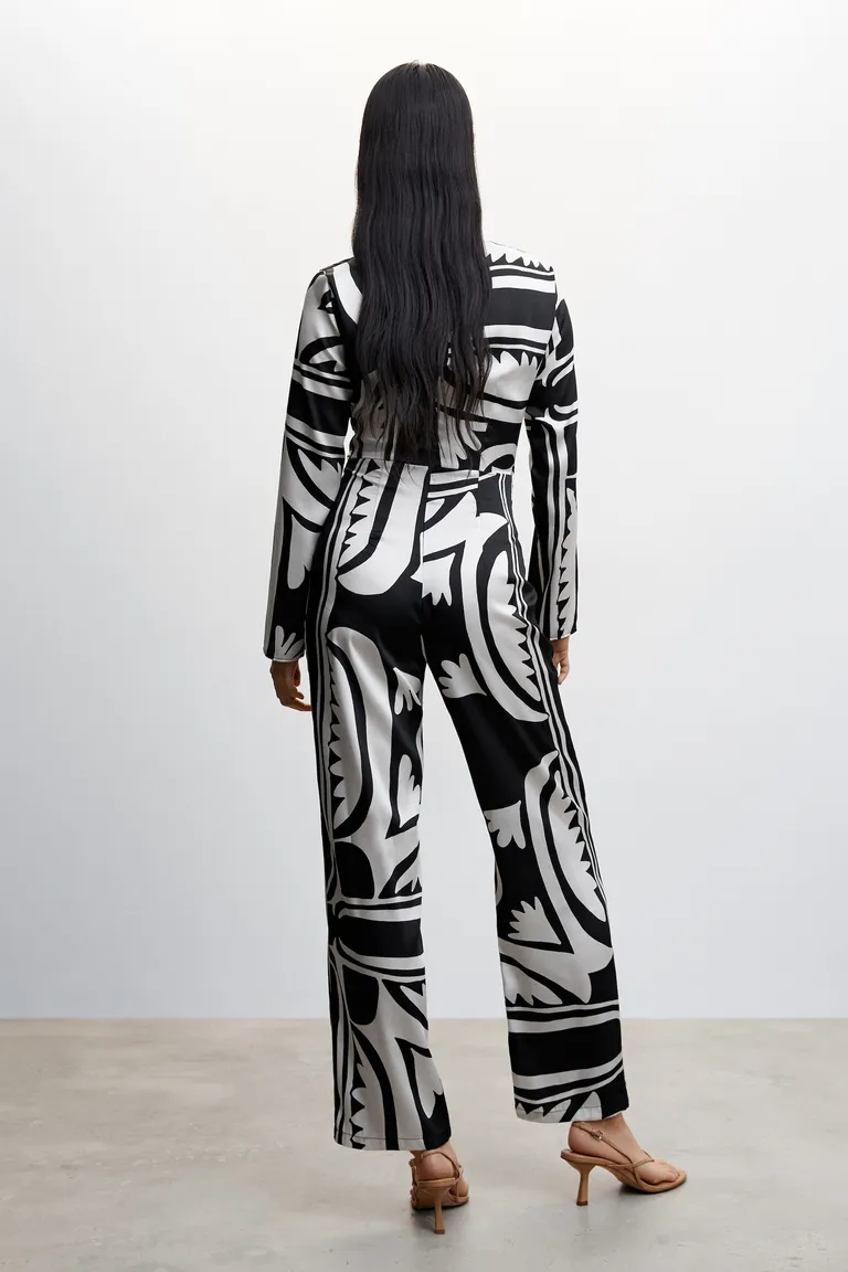 Mono estampado con hebilla de Mango en Monos para argentina