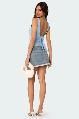 Ronda musculosa espalda moño de Edikted en Tops para argentina
