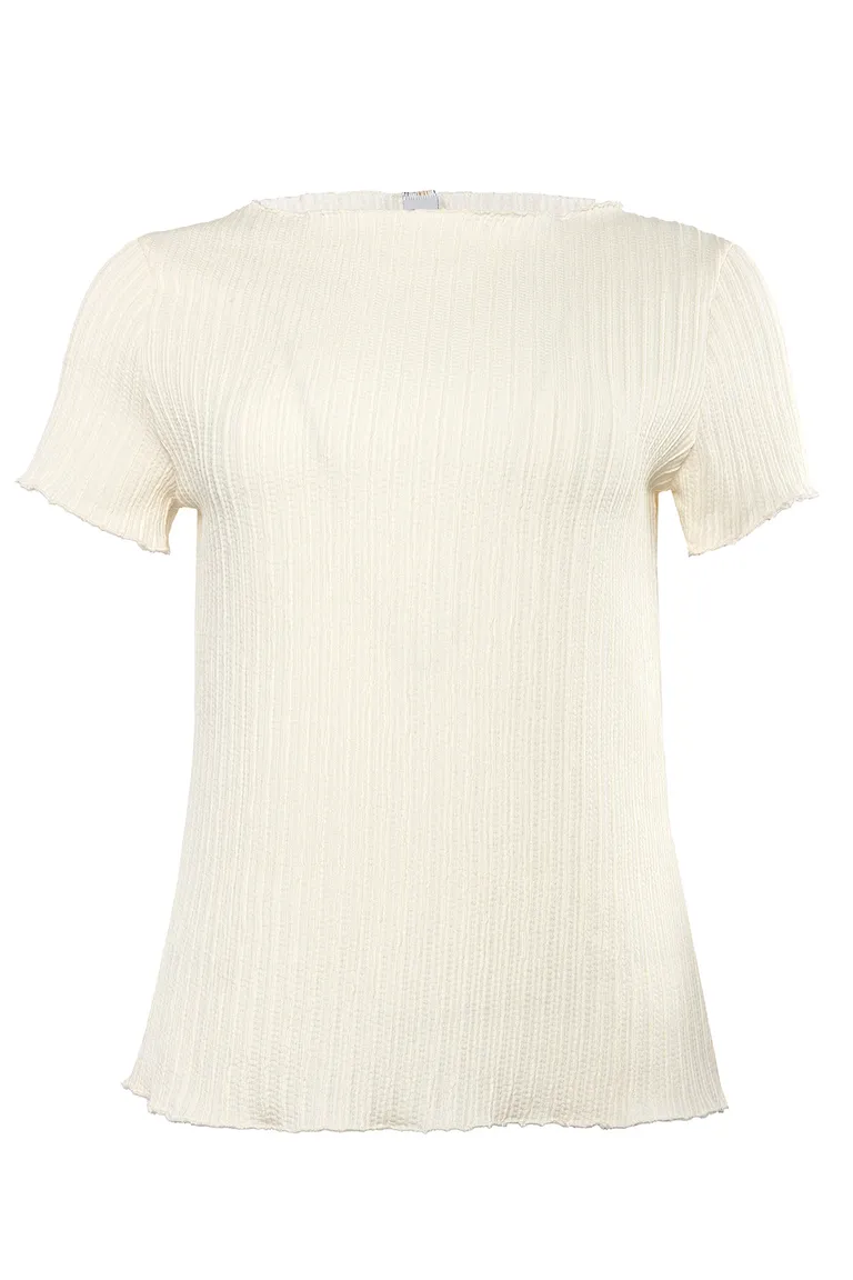 Remera de manga corta con textura arrugada y silueta ajustada al cuerpo de Kill en Remeras para argentina