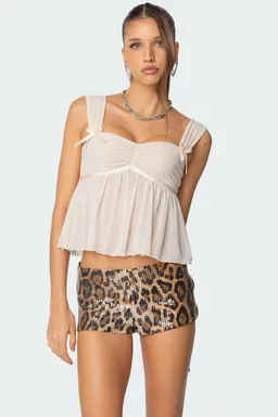 Top babydoll malla lazo de Edikted en Tops para argentina