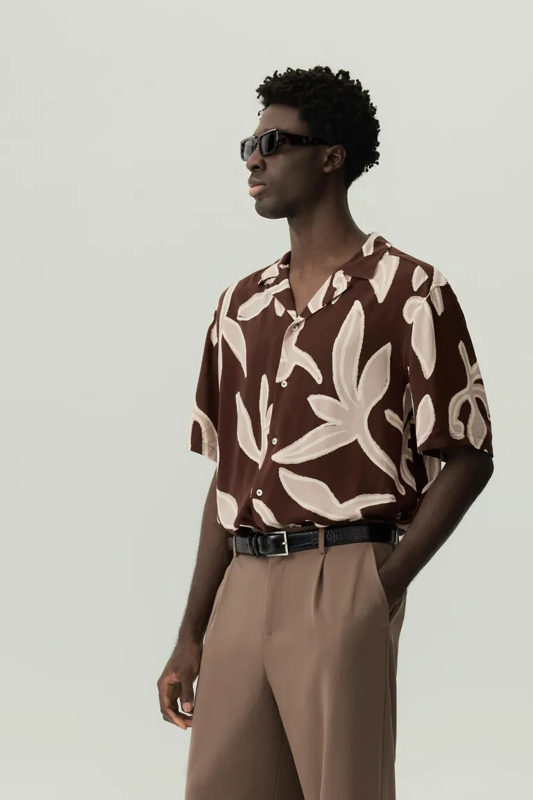 Camisa estilo resort estampada de Lefties en Camisas para argentina
