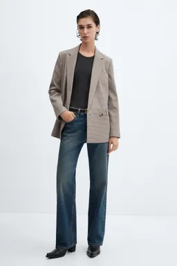 Americana pata gallo de Mango en Blazers para argentina