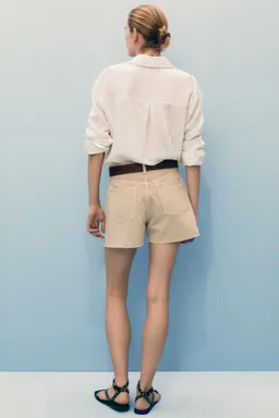 Shorts vaqueros desflecados de Mango en Shorts para argentina