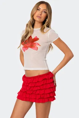 Remera aloha mesh transparente de Edikted en Remeras para argentina