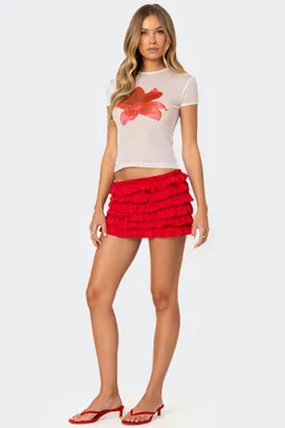 Remera aloha mesh transparente de Edikted en Remeras para argentina