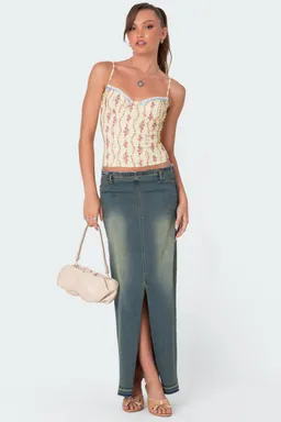Corset indira estampado floral de Edikted en Tops para argentina