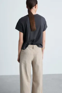 Remera algodón mensaje estampado de Mango en Remeras para argentina