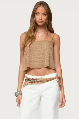 Musculosa con tachas sunna de Edikted en Tops para argentina